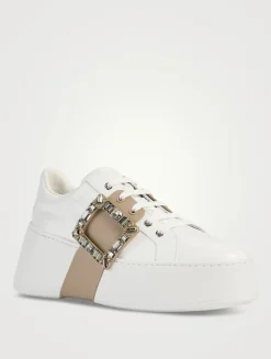 Viv' Skate Leather Platform Sneakers