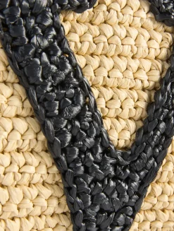 Viva Superstar Raffia Pouch