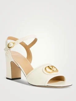 VLogo Leather Sandals