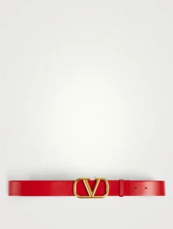 VLOGO Reversible Leather Belt