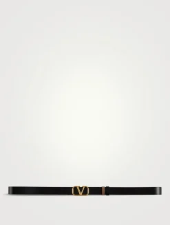 VLOGO Reversible Leather Belt