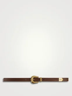 VLogo Signature Leather Belt