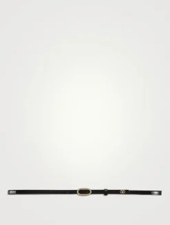 VLogo Signature Leather Belt