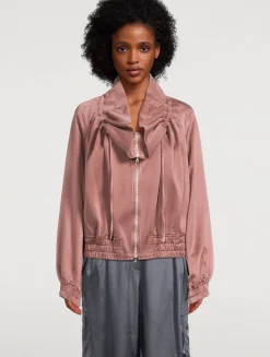 Voly Ruffled Cocoon Jacket