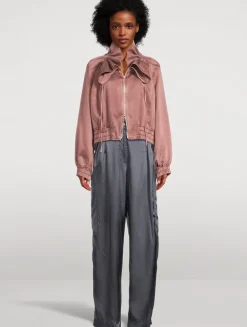 Voly Ruffled Cocoon Jacket