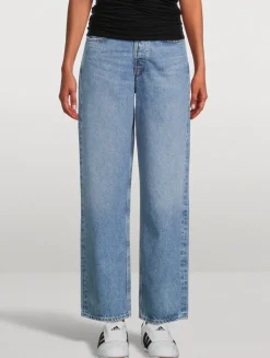 V-Waist Baggy Jeans