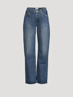 V-Waist Kelly Straight-Leg Jeans