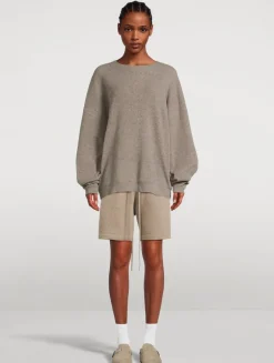 Waffle Crewneck Sweater