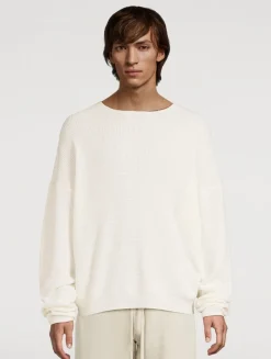 Waffle Crewneck Sweater