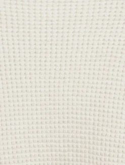 Waffle Crewneck Sweater