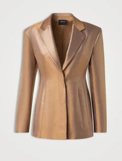 Walker Metallic Satin Jacket