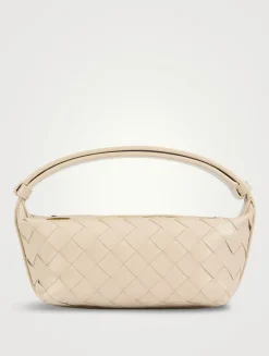 Wallace Town Intrecciato Leather Shoulder Bag