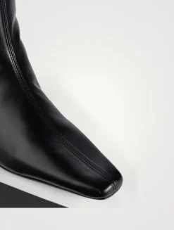 Wally Leather Knee-High Boots