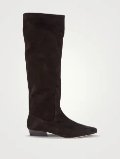 Wally Suede Knee-High Boots