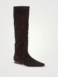 Wally Suede Knee-High Boots