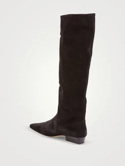 Wally Suede Knee-High Boots