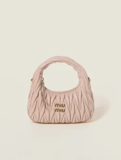 Wander Matelassé Nappa Leather Hobo Bag