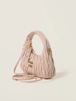 Wander Matelassé Nappa Leather Hobo Bag