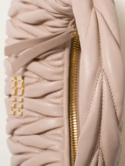 Wander Matelassé Nappa Leather Hobo Bag