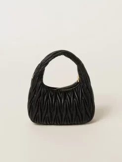 Wander Matelassé Nappa Leather Hobo Bag