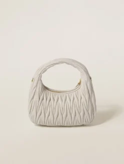 Wander Matelassé Nappa Leather Hobo Bag