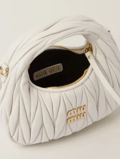 Wander Matelassé Nappa Leather Hobo Mini-bag