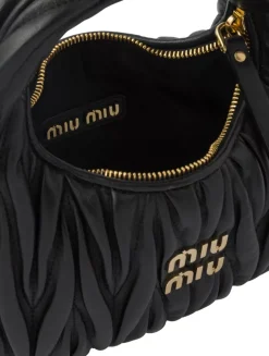 Wander Matelassé Nappa Leather Hobo Mini-bag