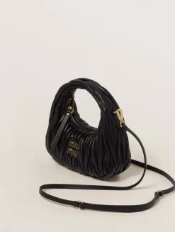 Wander Matelassé Nappa Leather Hobo Mini-bag