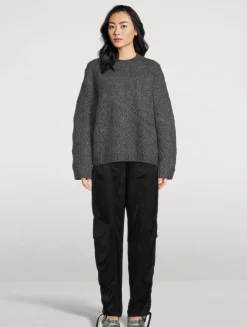 Washed Satin Trousers