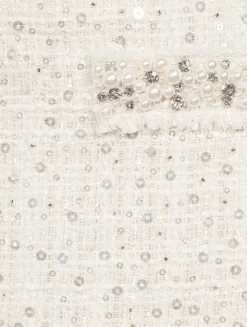 Wendina Embellished Tweed Mini Skirt