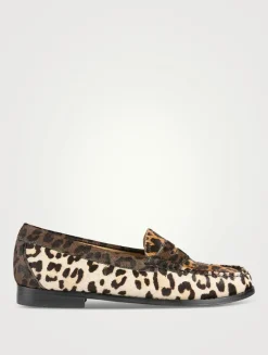 Whitney Weejuns® Pony Hair Loafers In Leopard Print