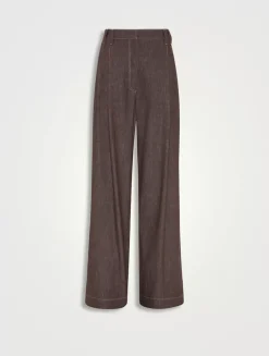 Wide Smart Trousers