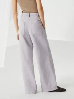Wide Trousers With Monili