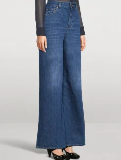 Wide-Leg Jeans