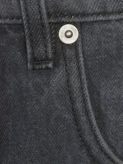 Wide-Leg Jeans With Buckled Cuffs