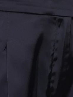 Wide-Leg Satin Trousers