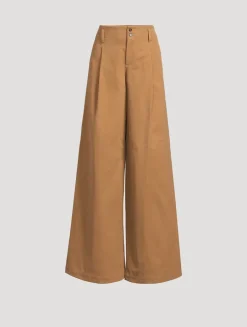 Wide-Leg Trousers