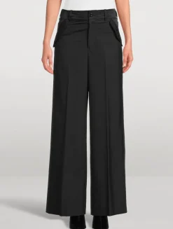 Wide-Leg Trousers