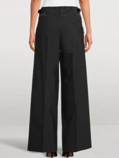 Wide-Leg Trousers
