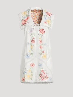 Willow Embroidered Mini Dress