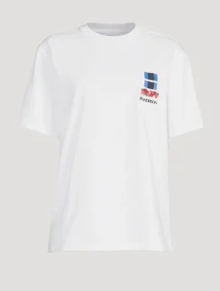 Window-Embroidered T-Shirt