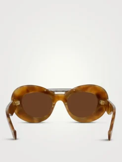 Wing Double Frame Cat Eye Sunglasses