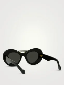 Wing Double Frame Cat Eye Sunglasses