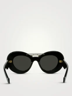 Wing Double Frame Cat Eye Sunglasses