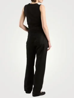 Wody Cotton Sleeveless Top