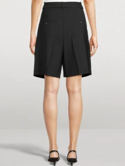 Wool And Mohair Shorts