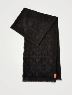 Wool And Silk Scarf