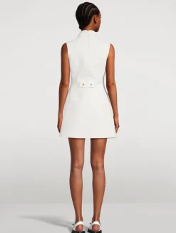 Wool Panier Mini Dress