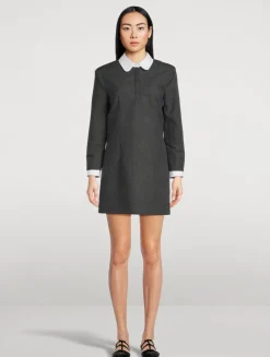 Wool Shift Dress