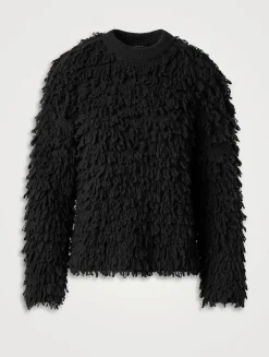 Wool Silk And Cashmere Knit Sweater